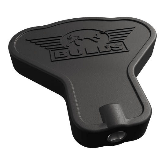 Das Bild zeigt das Bulls NL Convertible Points Tool. Es handelt sich um ein praktisches Werkzeug für Dartspieler.