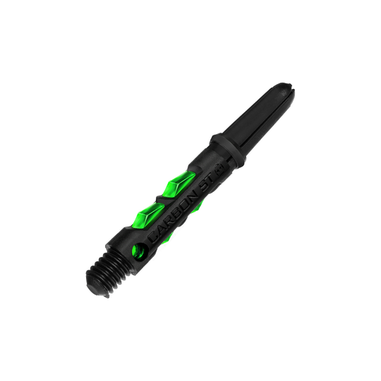 HR422_Harrows_Carbon_ST_Shafts_Gr-n_33mm_2 Zu sehen ist ein Satz Harrows Carbon ST Shafts. Diese Shafts werden für Darts verwendet.