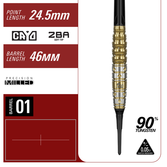 Target Japan Prime Series Mayuko Morita Mayo GEN7.5 Soft Darts - 20g Zu sehen sind die Target Japan Prime Series Mayuko Morita Mayo GEN7.5 Softdarts in der 20g Ausführung. Sie bestechen durch ihr modernes Design und ihre Präzision.