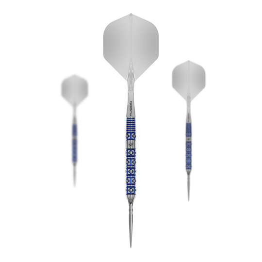 Winmau Lunaris Parallel Switch Point Steeldarts Abgebildet ist ein Set der Winmau Lunaris Parallel Switch Point Steeldarts. Mehrere Darts sind zusammen als Set angeordnet.