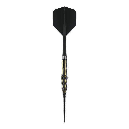 Caliburn V-Series V1 steel darts Das Bild zeigt die Caliburn V-Series V1 Steeldarts. Diese Darts sind ideal für anspruchsvolle Spieler geeignet.