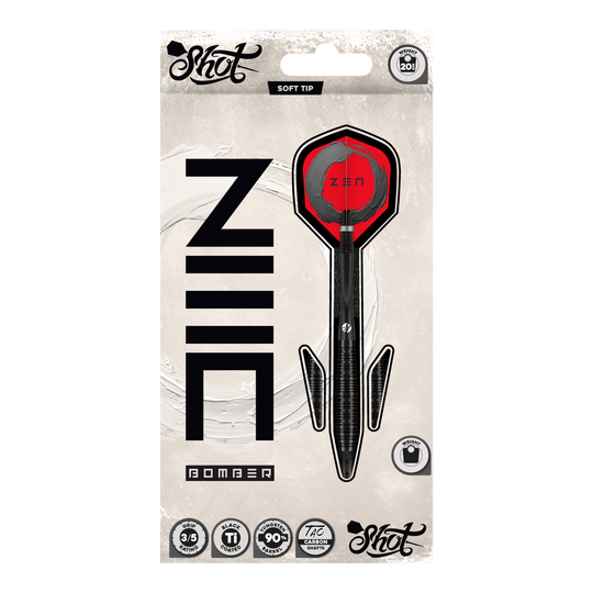 Shot ZEN Bomber soft darts - 20g Shot ZEN Bomber soft darts - 20g