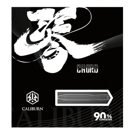 Caliburn Chord C1 steel darts - 21.5g Abgebildet ist der Caliburn Chord C1 Steeldart mit 21,5g. Der Dartpfeil liegt auf einem neutralen Hintergrund.