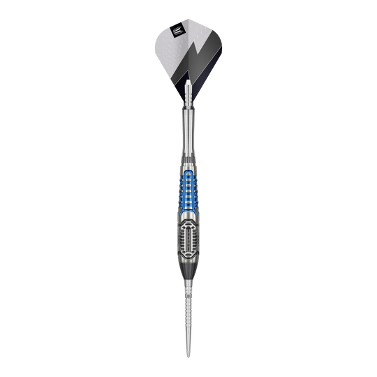 Target Phil Taylor Power X Chrono Swiss Points steel darts Das Bild zeigt die Target Phil Taylor Power X Chrono Swiss Points Steeldarts. Die Darts sind für Präzision und Leistung konzipiert.