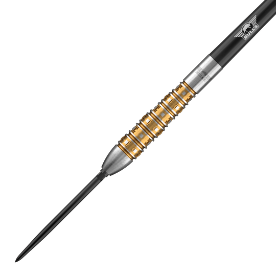 Bulls NL Vintage Bomb Convertible Points Steel Darts Das Bild zeigt die Bulls NL Vintago Bomb Convertible Point Steeldarts. Die Steeldarts sind für Dartspieler geeignet.