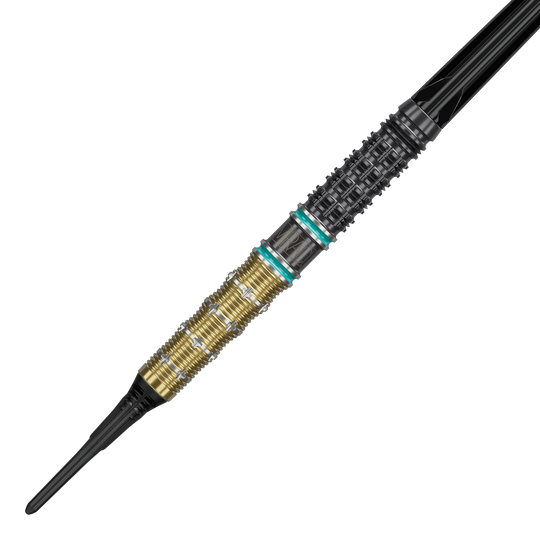 Target Mikuru Suzuki The Miracle GEN7.5 Soft Darts - 19g Abgebildet sind die Target Mikuru Suzuki The Miracle GEN7.5 Softdarts mit 19 Gramm Gewicht. Die Softdarts liegen in einer ordentlichen Anordnung.