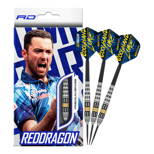Red Dragon Luke Humphries Brass Steel Darts - 21 g