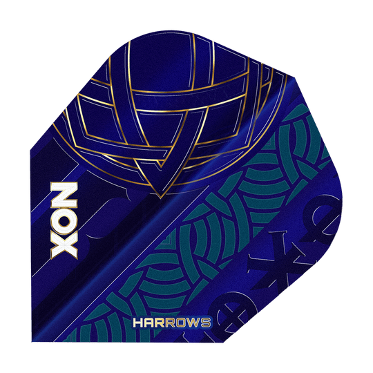 Harrows Nox No6 Flights Gezeigt werden die Harrows Nox No6 Flights. Diese Flights sind für Dartspieler gedacht.