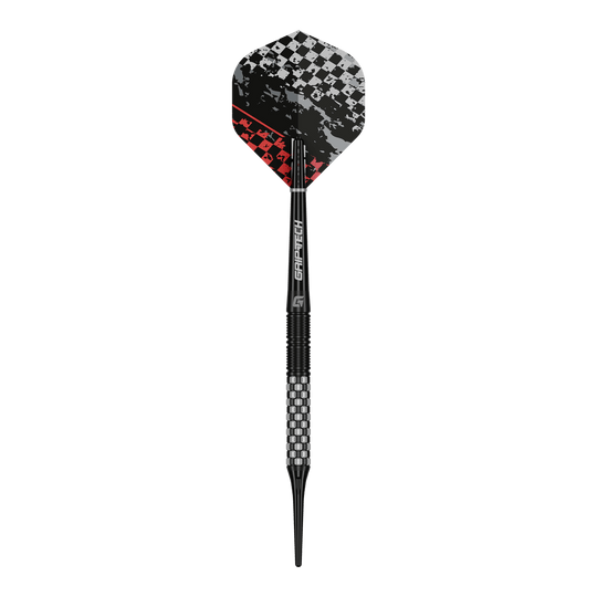 Auf dem Bild sind die GOAT Finish Line Tungsten Softdarts - 20g zu sehen. Dieser Dartpfeil ist speziell für Softdart geeignet.