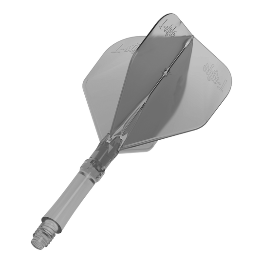 L-Style L-System Flights - Clear Black Zu sehen sind die L-Style L-System Flights - Clear Black. Die Flights sind schwarz-transparent und für Darts geeignet.