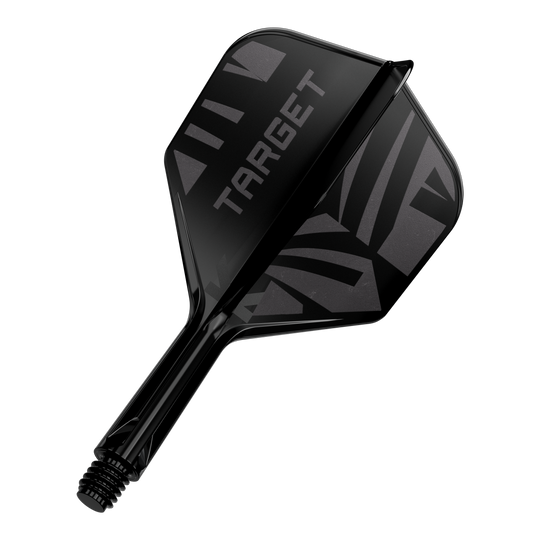 Target K-Flex Black No6 Flights Abgebildet ist ein Target K-Flex Black No6 Flight in 19 mm Größe. Er wird einzeln dargestellt.