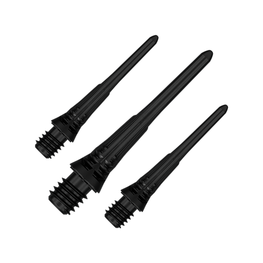 Abgebildet ist das Produkt Target Cryo Softdartspitzen 30er Pack in Schwarz. Es handelt sich um hochwertige Softdartspitzen für Softdartpfeile.