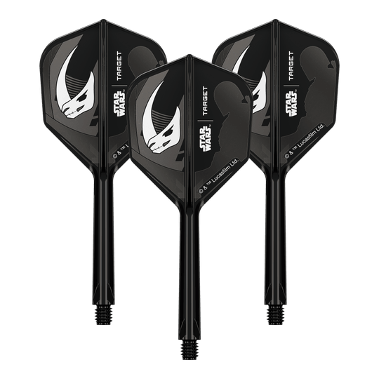 Target Star Wars K-Flex Set Mandalorian No6 Flights Das Bild zeigt das Produkt '410625_Target_StarWars_K-Flex_Mandalorian_Armour_No6_Flights_33mm_2a'. Wahrscheinlich sind hier Mandalorian Armour Dart-Flights abgebildet.