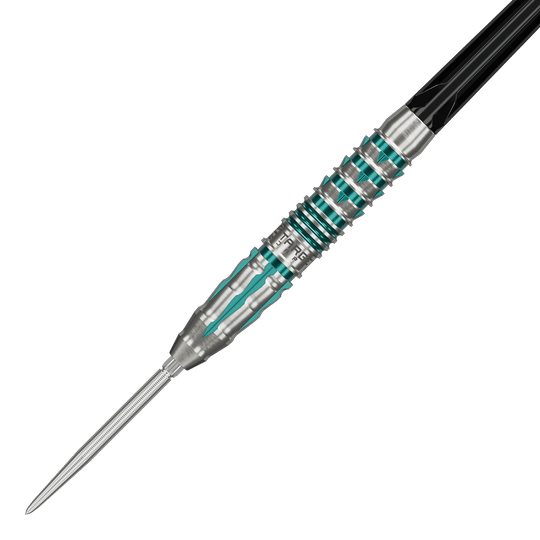 Target Japan Black Marque Pierce Swiss Point Steel Darts Das Bild zeigt die Target Japan Black Marque Pierce Swiss Point Steeldarts. Die Darts sind modern gestaltet und eignen sich für das Steeldartspiel.