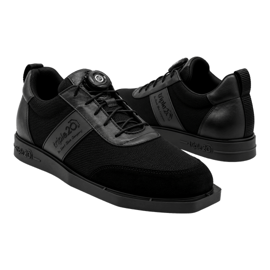 Triple20 Dart Shoes Textile with Twist Closure - Black Triple20 Dart Shoes Textile with Twist Closure - Black