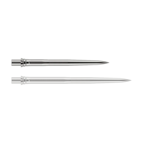 Caliburn EVO dart tips - Smooth - Silver Auf dem Bild sind vermutlich EVO121 Caliburn EVO Dartspitzen EZ Smooth in Silber, 28mm, abgebildet. Diese Softdartspitzen sind für elektronische Dartscheiben geeignet.