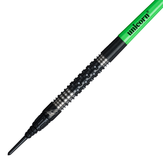 Unicorn Wraith James Wade Soft Darts - 19g Zu sehen sind die Unicorn Wraith James Wade Softdarts - 19g. Die Darts sind für elektronische Dartscheiben geeignet.