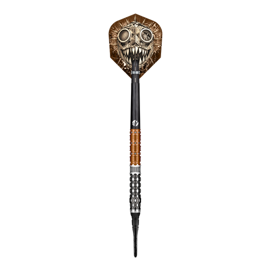 Shot Gnarly Gnasha Soft Darts - 20g Abgebildet ist das Produkt Shot Gnarly Gnasha Softdarts mit einem Gewicht von 20g. Es handelt sich um spezielle Softdarts für das Dartspiel.