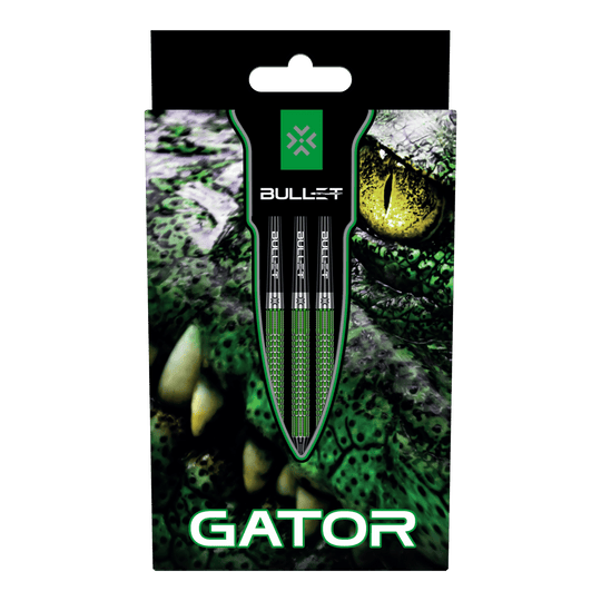 Bullet Gator Softdarts - 20g Das Bild zeigt die Bullet Gator Softdarts - 20g. Sie sind besonders für das Spiel mit Softspitzen geeignet.
