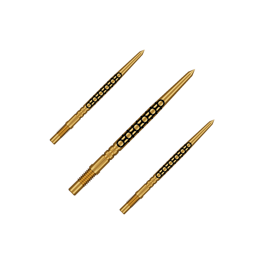 Shot Turbo Point Goths Dart Tips - Gold