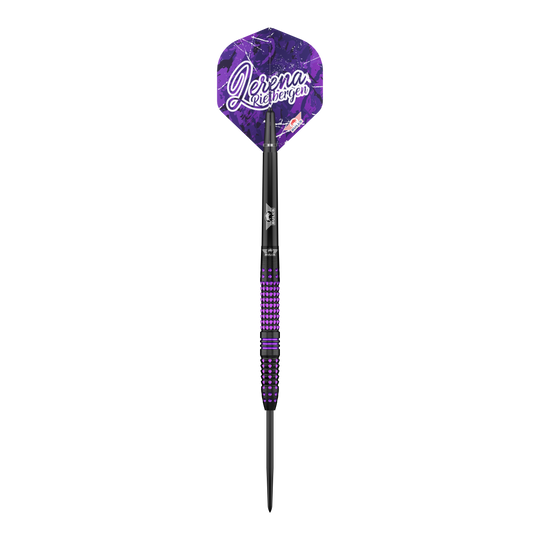 Bulls NL Lerena Rietbergen steel darts - 24g Das Produkt Bulls NL Lerena Rietbergen Steeldarts - 24g ist abgebildet. Die Steeldarts sind auf dem Bild deutlich erkennbar.