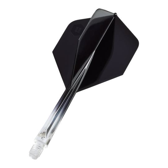 Unicorn Forge Two Tone No2 Standard Flights - Clear Black
