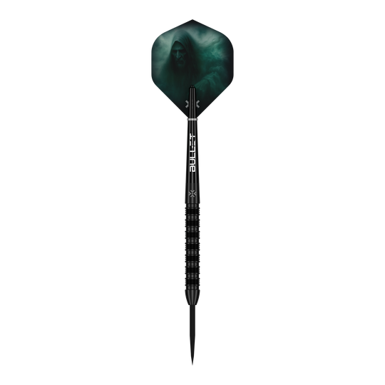 Bullet Shadow steel darts Das Produkt Bullet Shadow Steeldarts ist auf diesem Bild zu sehen. Es handelt sich um stabile und präzise Steeldarts für das Dartspiel.