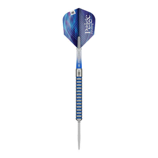 Target Paige Pauling GEN1 Swiss Points Steeldarts - 22g Zu sehen ist das Target Paige Pauling GEN1 Swiss Points Steeldarts - 22g. Das Produkt wird detailliert aus einer anderen Perspektive präsentiert.
