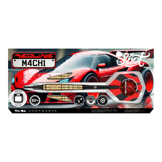 Shot Redline Mach 1 Softdarts - 20g