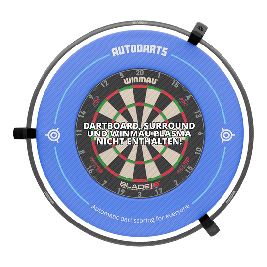 Das Bild zeigt das Autodarts Vantage Auto-Scoring-System. Das Produkt ist nicht näher beschrieben.
