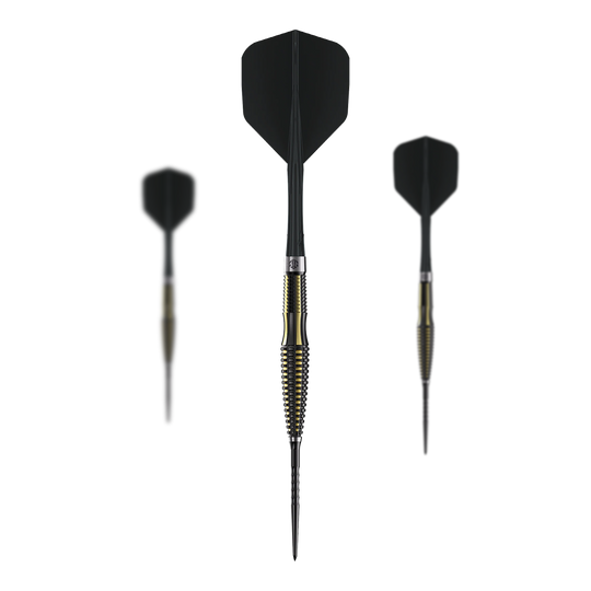 Caliburn V-Series V1 steel darts Zu sehen ist ein Set der Caliburn V-Series V1 Steeldarts. Die Steeldarts sind besonders präzise und langlebig.