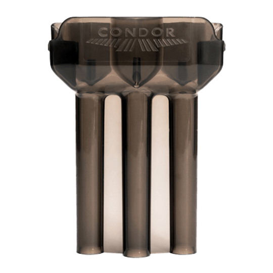 Condor DUAL Dartcase Dies ist ein schwarzes Dartcase der Marke Condor. Es hat ein kompaktes Design mit Platz für mehrere Darts.
