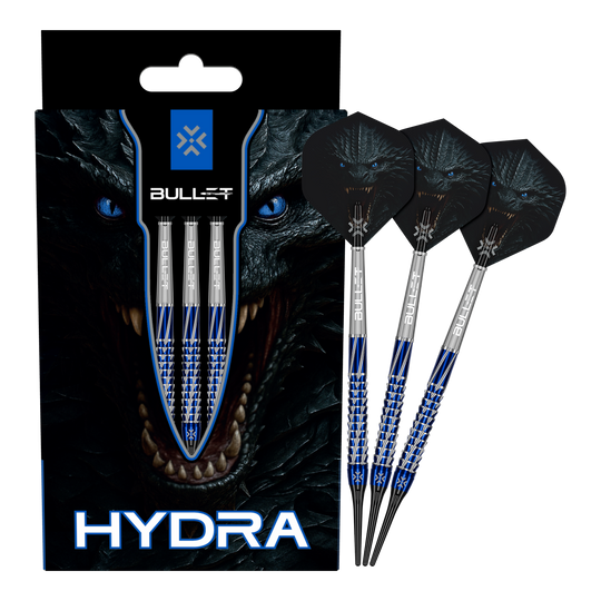 Bullet Hydra Softdarts - 20g Bullet Hydra Softdarts - 20g Darts werden vollständig und aus mehreren Winkeln gezeigt. Das Bild vermittelt einen vollständigen Eindruck des gesamten Produkts.