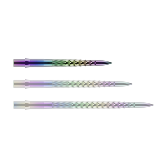 Mission Caliburn EVO dart tips - Ripple - Coral Abgebildet ist die Mission Caliburn EVO Dartspitze - Ripple - Coral - X 2977. Die Spitze ist mit einer auffälligen Wellenform versehen.