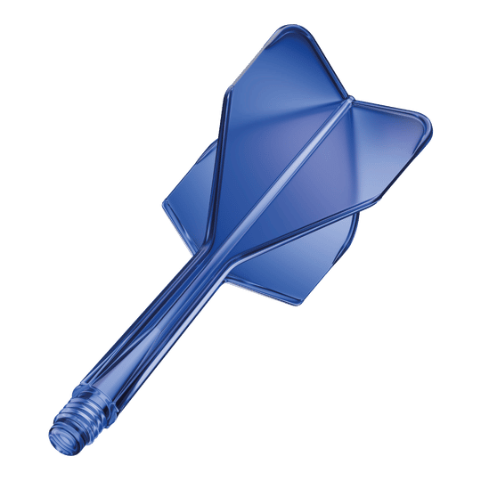 GOAT A1R No6 Flight Shaft System - Blue Das Bild zeigt das Produkt "GOAT A1R No6 Flight-Shaft-System" in Blau. Es handelt sich um einen einteiligen Flight-Shaft für Darts.