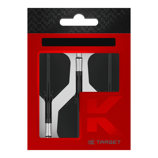 Target K-Shift No6 Flights - Black Target K-Shift No6 Flights - Schwarz. Diese schwarzen Dart-Flights von Target sind in No6-Form gestaltet.
