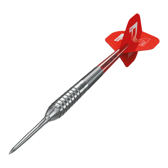 Precise 180 Paul Meyer Version 1 steel darts Das Bild stellt die Precise 180 Paul Meyer Version 1 Steeldarts dar. Sie zeichnen sich durch ihre Präzision aus.
