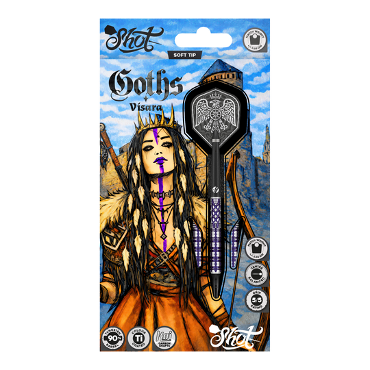 Shot Goths Visara Soft Darts - 20g