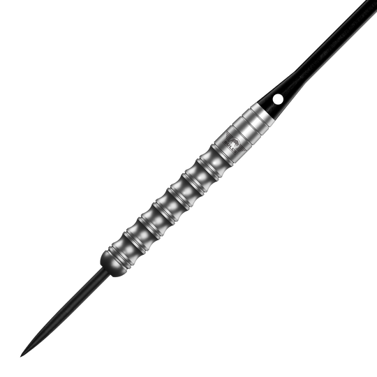Bulls NL Chaos Green Steel Darts - 24g Zu sehen sind die Bulls NL Chaos Green Steeldarts mit 24g. Zwei grüne Steeldarts werden dargestellt.