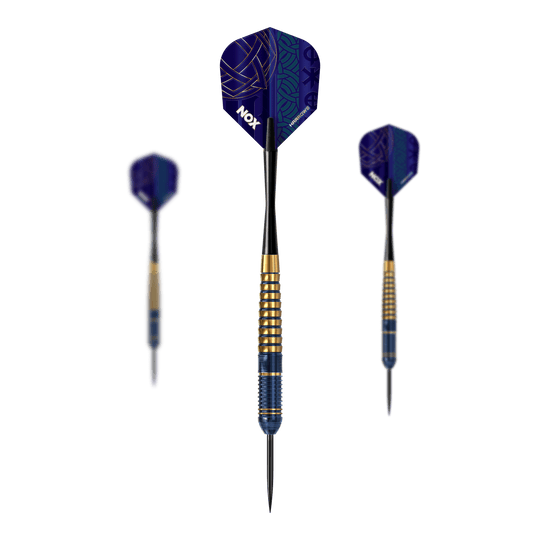 Harrows Nox Premium Brass Steel Darts Abgebildet sind die Harrows Nox Premium Brass Steeldarts. Diese hochwertigen Dartpfeile sind speziell für Steeldart entwickelt.