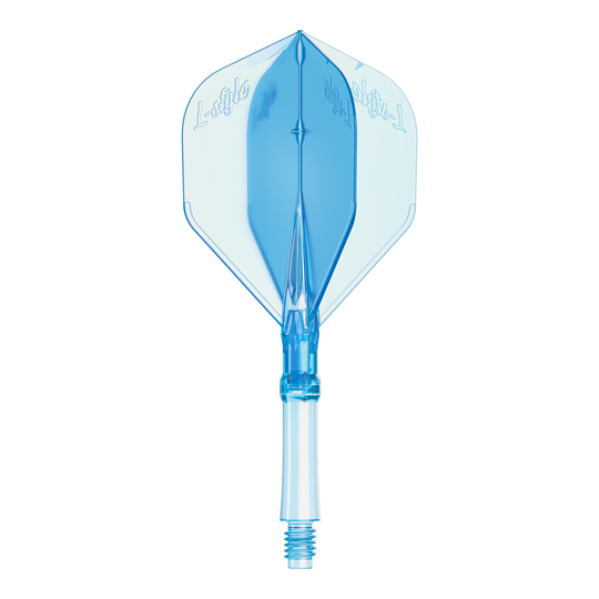 L-Style L-System Flights - Clear Blue Abgebildet sind L-Style L-System Flights in klarer blauer Farbe, Größe Medium. Diese Flights dienen als Ersatzteile für Dartpfeile.