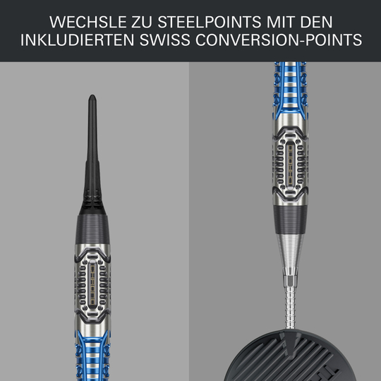 Target Phil Taylor Power X Chrono soft darts Zu sehen sind die Target Phil Taylor Power X Chrono Softdarts. Diese Darts tragen den Namen des legendären Spielers Phil Taylor.