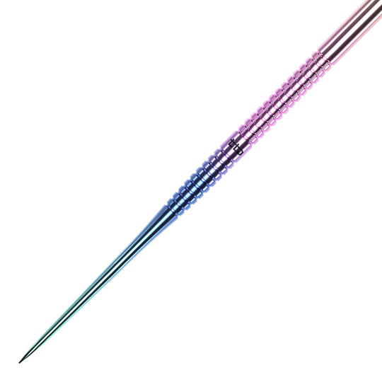 Caliburn TTD Complete Titanium T1 Rainbow Steeldarts - 5g Abgebildet ist der Caliburn TTD Complete Titanium T1 Rainbow Steeldarts - 5g. Dieser Dartpfeil überzeugt durch ein einzigartiges Regenbogen-Titanium-Finish.