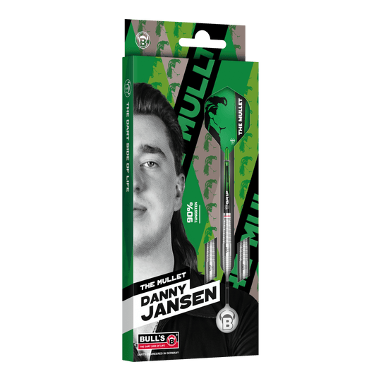Bulls Danny Jansen soft darts - 20g Hier ist der Bulls Danny Jansen Softdart mit 20g Gewicht abgebildet. Das Produkt eignet sich für professionelle Softdartspiele.