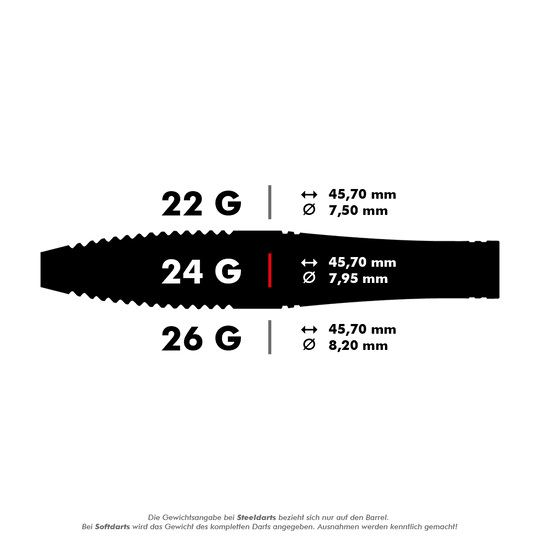 Red Dragon Slipstream Steel Darts