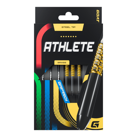 GOAT Athlete Yellow Brass Steeldarts - 12g