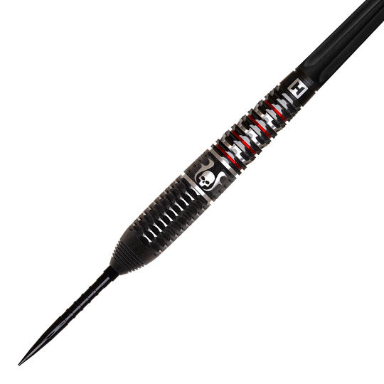 Ein Steeldart der Ryan Searle GEO QuickPoint Serie ist dargestellt. Das Design ist modern und detailreich.