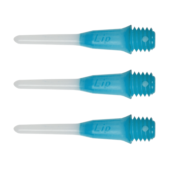 L-Style Two Tone Short Lippoints (Pack of 30) tips Das Bild zeigt das Produkt 'L-Style Two Tone Short Lippoints Hellblau (30er Pack)'. Es handelt sich wahrscheinlich um ein Set hellblauer Spitzen für Dartpfeile.