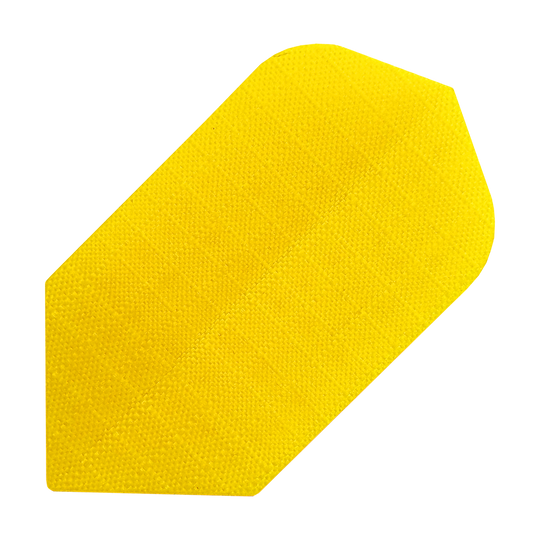 N25_Nylon_Flight_Gelb_1 Das Bild zeigt einen gelben Nylon-Stoff Flight N25. Er hat eine rechteckige Form mit abgerundeten Ecken und einer fein strukturierten Oberfläche.