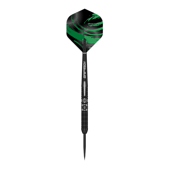 GOAT 8Ball Steeldarts sind auf diesem Bild abgebildet. Das Bild zeigt die Details dieses Steeldarts-Produkts.
